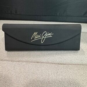 Maui Jim Sunglasses Case Clamshell Hard Protective‎ Eyewear Black